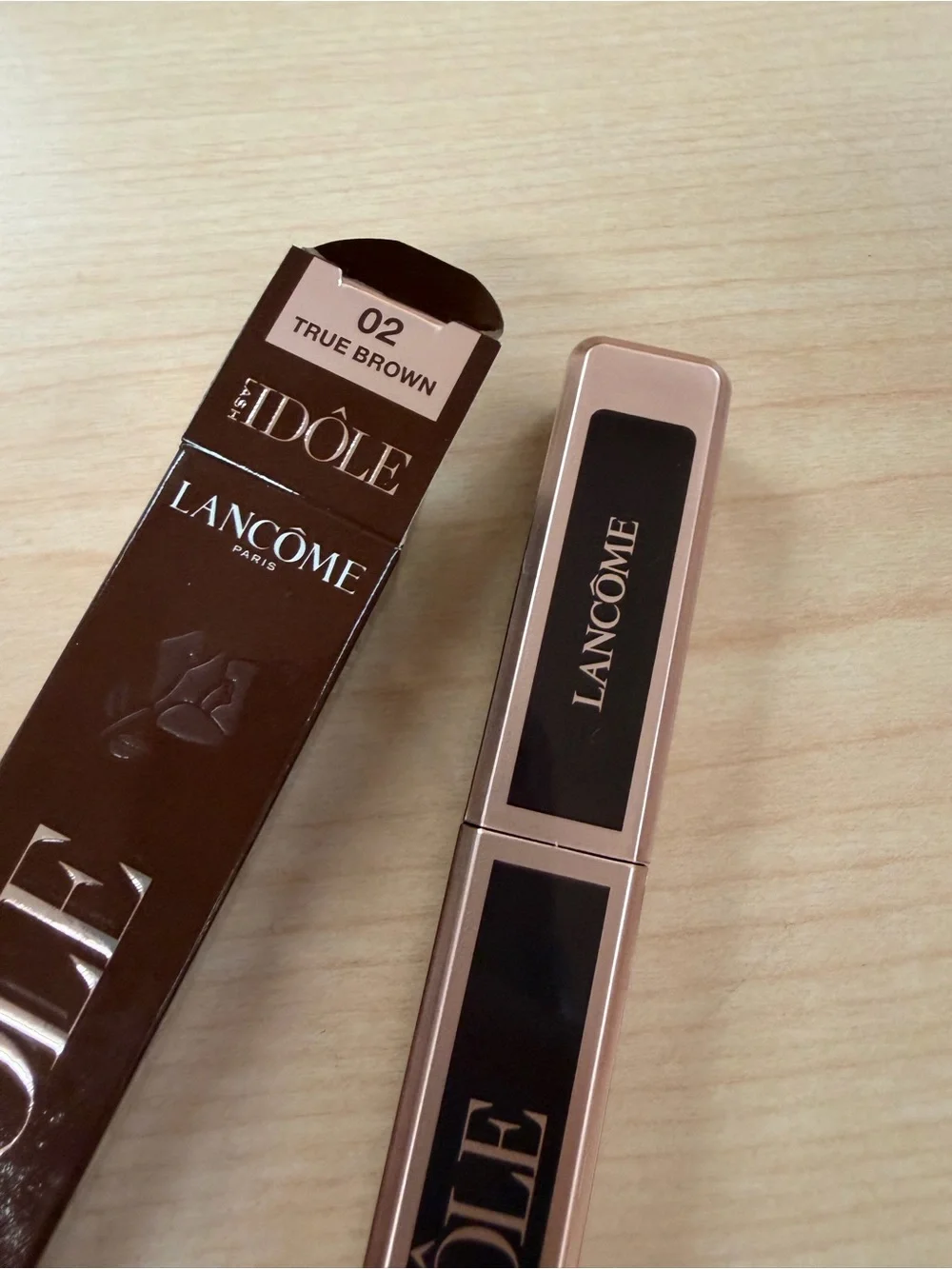 Lancome Idole Lash LIFTING +VOLUMIZING TRUE BROWN Mascara Full Size .27oz
